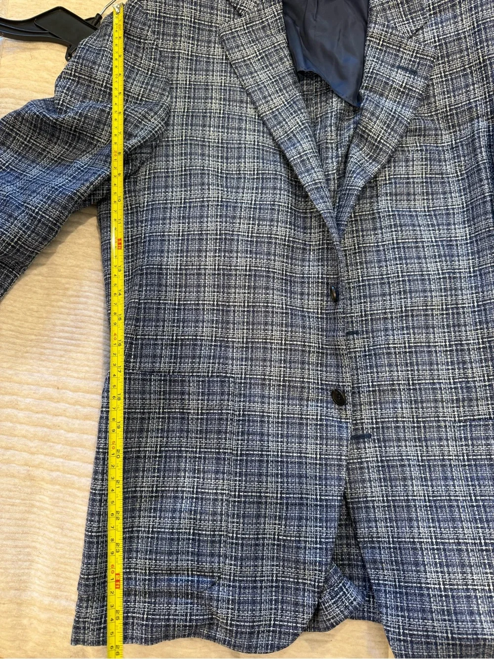 Canali Kei Fit Silk-Wool Plaid Sport Coat EU54 US37